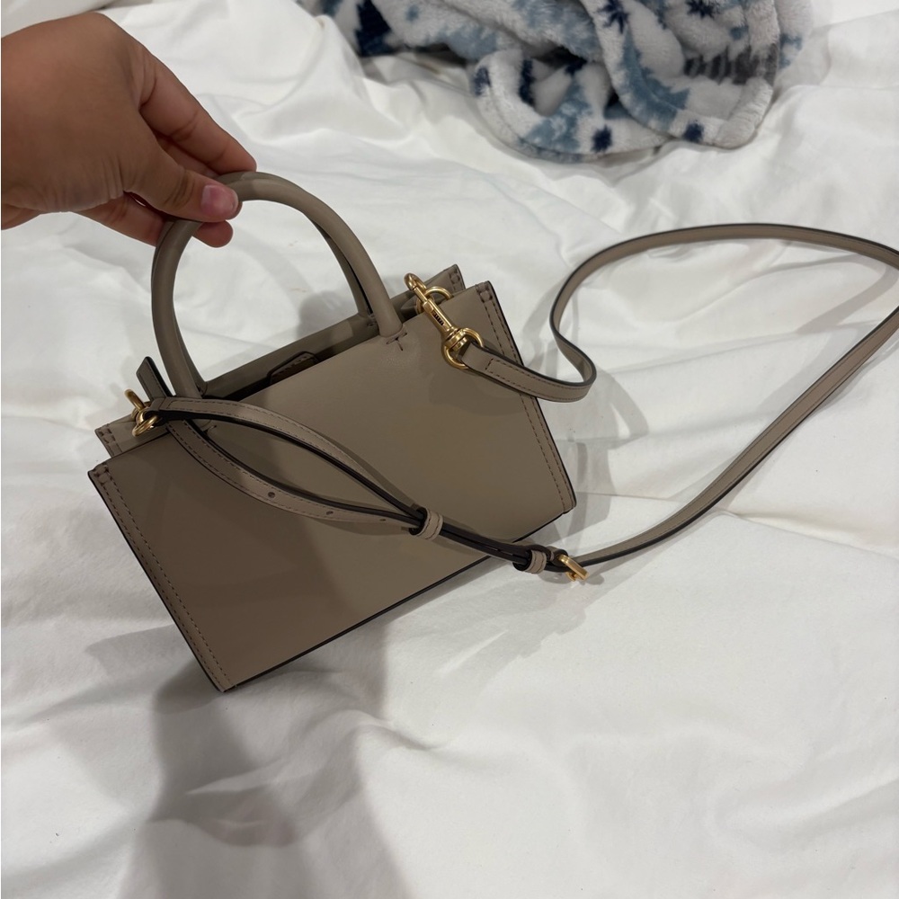 Tory Burch Taupe Mini Bag